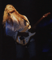Adrian Vandenberg performing in London on 'The Last Hurrah' tour, 1997.